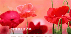 Desktop Screenshot of coveredinlace.com